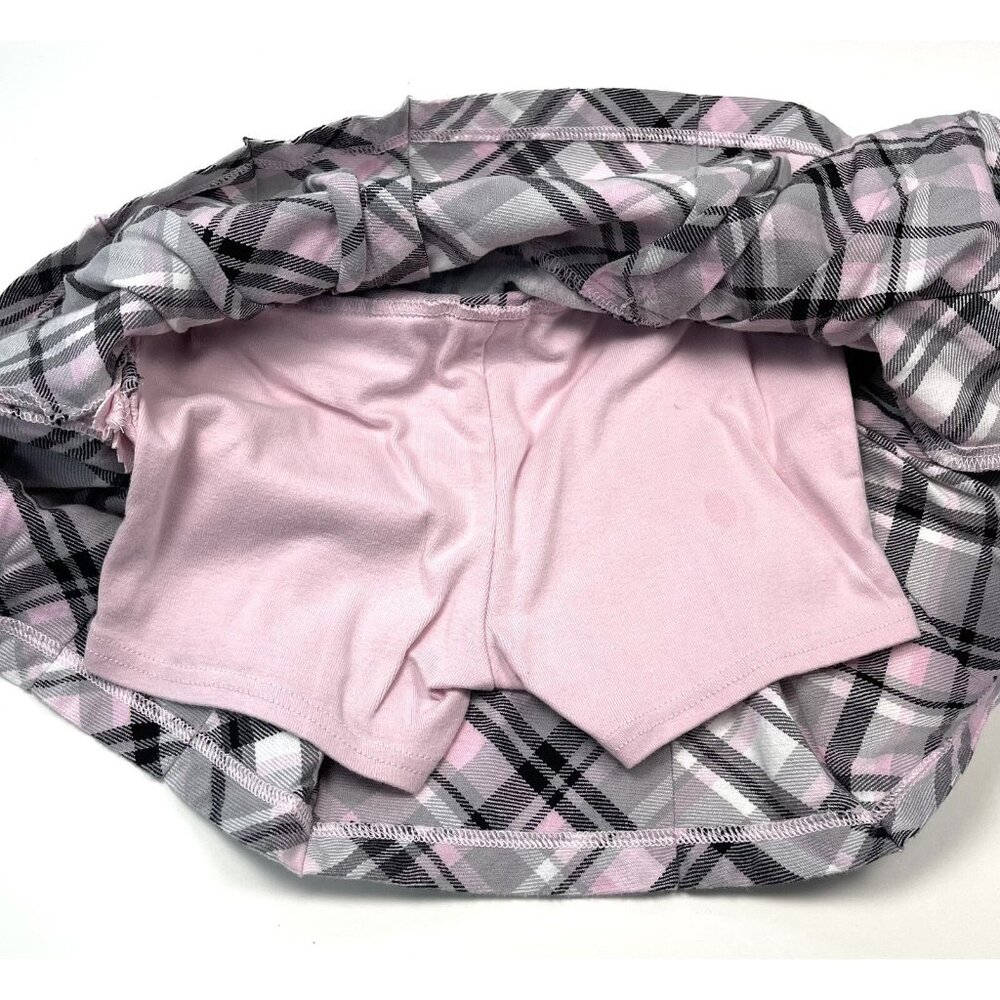 GYMBOREE Girls Kids SIZE 5 Winter 2010 Très Fabulous Pink Plaid SKORT Skirt EUC - Picture 3 of 7